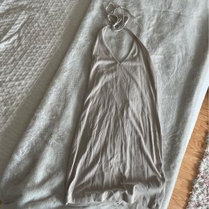 Dynamite open back halter dress